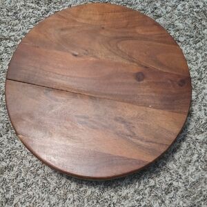 Hearth & Hand Rustic Footed Wooden Tray